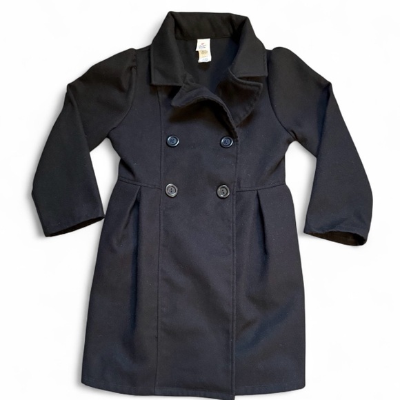 just kids Other - Girls Classic Black Kids Peacoat. Size 8 Made in USA